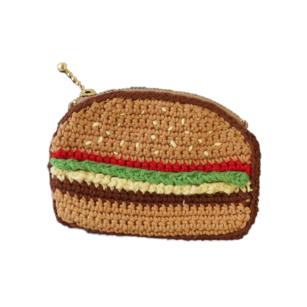 Kiyohara Dnk12 Happy Cotton Knitting Meal Pouch Kit Hamburgers Recipes Included