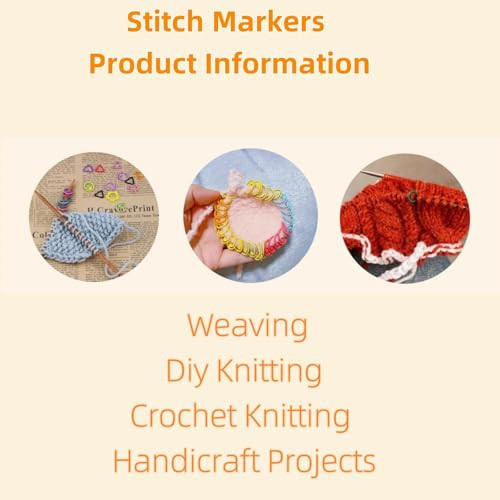 Hilsayum Stitch Markers For Crocheting Cat Stitch Markers With Box Metal Spiral Stitch Markers For Knitting Crochet Stitch Markers Rings Knitting And Crochet Notions 30