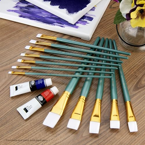 Royal and Langnickel Brush Manufacturing Royal And Langnickel Zip N Close 12Piece Brush Set White Taklon