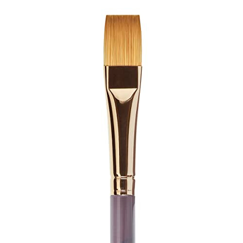 Kingart 1010B Premium 6 Pc Finesse Series Watercolor Artist Brush Set Synthetic Kolinsky Sable Blend Curated Brush Shapes And Sizes Short Handle