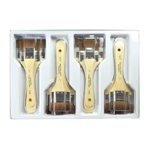 Royal and Langnickel And Langnickel Camel Hair Large Area Brush Set Pack Of 12