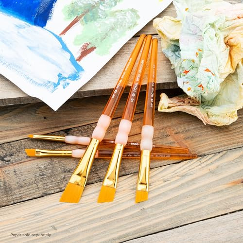 Royal and Langnickel And Langnickel Bk605 Big KidS Choice Brushes Short Handle 5Piece Orange
