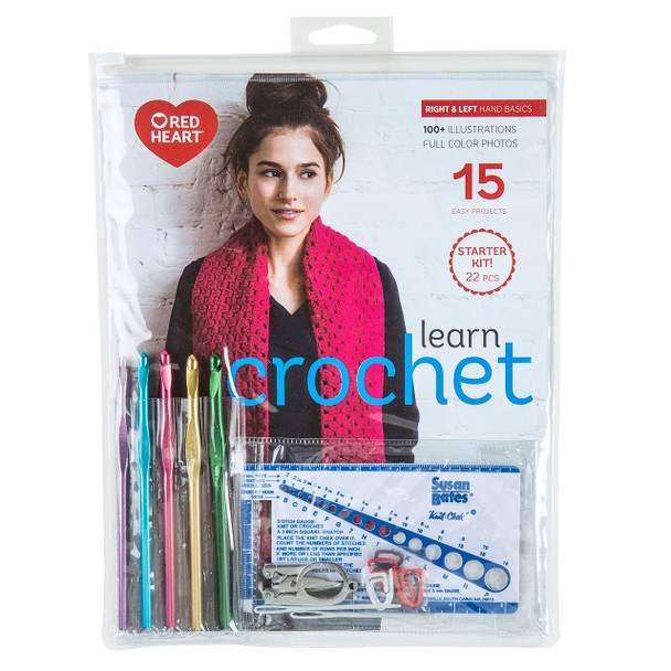 Red Heart How To Knit Kit My Knitting Teacher Learn To Set