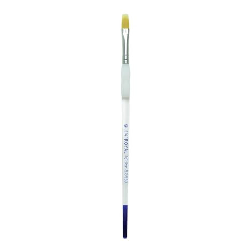 Royal and Langnickel Sg9301/2In SoftGrip Filbert Comb Paintbrush Gold