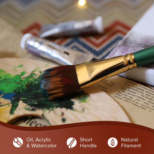 Silver Brush Limited 2303S1 Grand Prix Ultimate Varnish Brush Oval