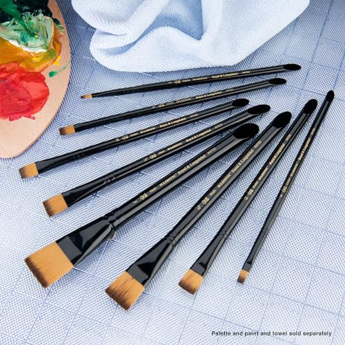 Royal and Langnickel Majestic Flat And Glaze Wash Artist Brush Set 8Piece