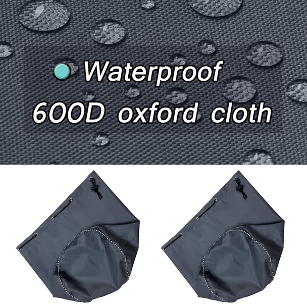 Waterproof Trimmer Cover and Engine Waterproof Cover are Suitable for Trimming Machine, Lawn Mower, Electric Saw, Hedge and Rod Saw. 600D Heavy Oxford Cloth 12D x 15.6h inch(3pack) (grey-600D(3pack)) Waterproof Trimmer Cover and Engine Waterproof Cover are Suitable for Trimming Machine, Lawn Mower, Electric Saw, Hedge and Rod Saw. 600D Heavy Oxford Cloth 12D x 15.6h inch(3pack) (grey-600D(3pack))