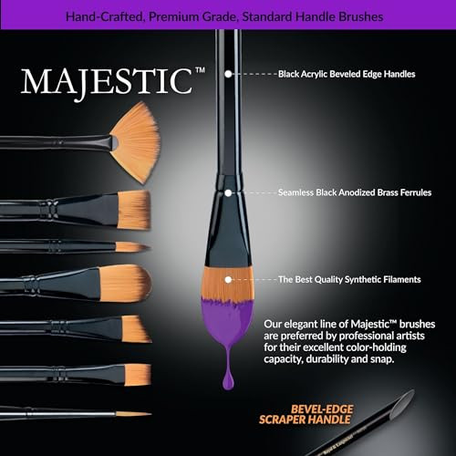 Royal and Langnickel Majestic Deluxe Watercolor Artist Brush Set 5Piece