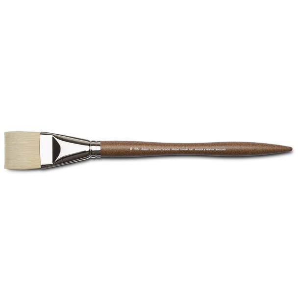 Winsor and Newton Artists Oil Synthetic Brush Bright 8