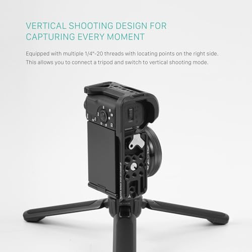 Tilta LBracket Mounting Plate Compatible With ZvE10 Black Lightweight Design TaT56LmpB