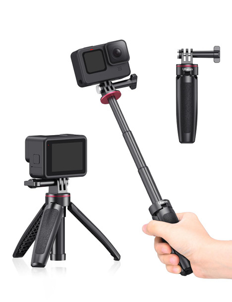 Ulanzi Select Extendable Selfie Stick For Action Camera Portable Vlog Selife Stick Tripod Handle Grip Stand Action Camera Vlog Accessory Kits