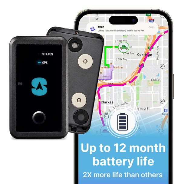 Spy Tec Atlas Xl Gps Tracker W/Magnetic Mount 12Month Battery For LongTerm Tracking Weatherproof Gps Tracker For Vehicles Cars Trailers Rv Boats Asset Tracking Subscription Needed