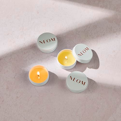 Neom Mini Candle Scent Discovery Set X4 20G Mini 100% Natural Fragrance