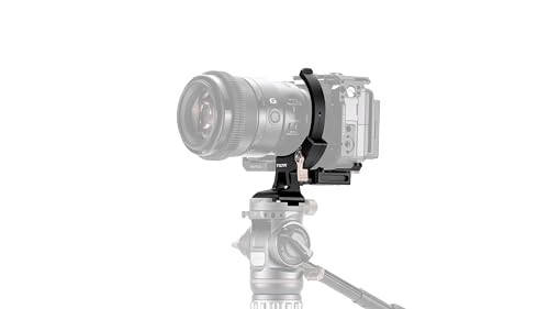 Tilta Adjustable Vertical Camera Support Bracket For Small Cameras Arca Quick Release Plate Universal 1/420 Screw Lightweight Aluminum Alloy Horizontal and Vertical Configurations Black