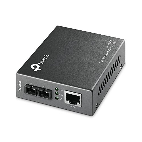 TpLink Fast Ethernet Sfp To Rj45 Fiber Media Converter Fiber To Ethernet Converter 10/100Mbps Rj45 Port To 100BaseFx SingleMode Fiber Mc110Cs