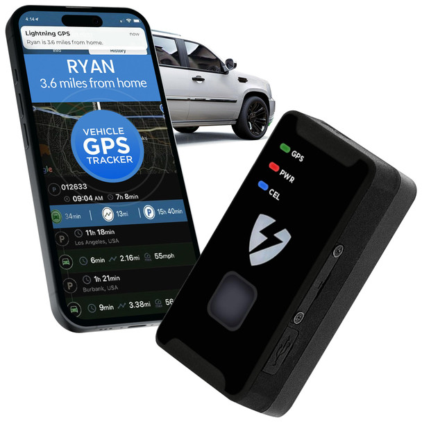 Lightning Gps Gl300 Gps Tracker For Vehicles RealTime Location Tracking AntiTheft and Fleet Management Speed and Mileage Monitoring Device For Cars and Trucks Subscription Required