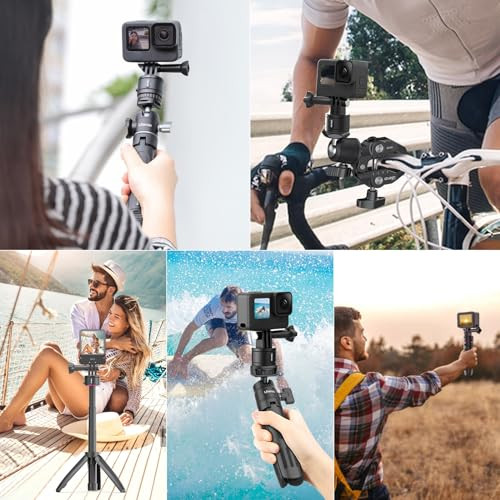 Ulanzi Select Tripod Mount Accessories For Action Camera Go Quick Ii Basic Set Magnetic Quick Release Adapter For Tripod/Bike/Helmet/Clamp Clip Mount/Suction Cup