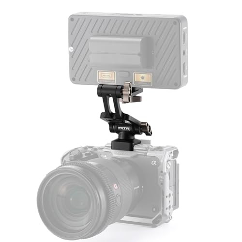 Tilta Extended Pro Monitor Mount Nato Adjustable Dual Swivel Arm With 1/420 Threads Compatible With Smallhd and Standard Monitors Quick Tension Lock Durable Solution For Camera Rigs Black