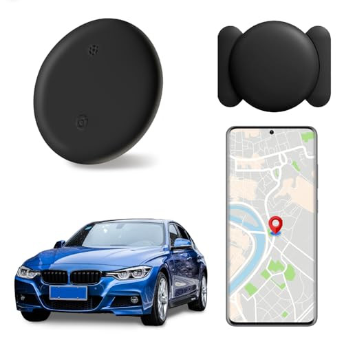 Lisghtjs Mini Gps Tracker For Vehicles Magnetic Waterproof Real Time Locator Apple Find My Compatible No Monthly Fee Long Battery Life Cars Pets Kids Assets