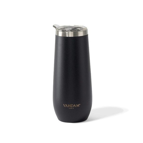 Vahdam Halloween Pumpkin Mug Halloween Coffee Mug Stainless Steel Double Wall Insulated Mug With Lid and Handle Halloween Cups For Hot and Cold Drinks Halloween Themed Mug Halloween Mug