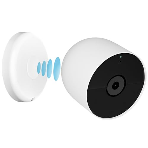 Uyodm Magnetic Wall Mounts Compatible With Google Nest Cam Outdoor Or Indoor Battery 2Nd Generation Magnetic Replacement Base Plate For Google Nest CameraNest Cam Not Included