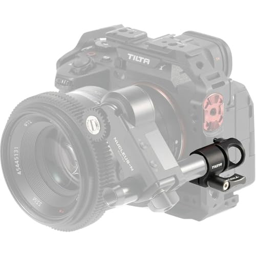 Tilta 15Mm Rod Holder To 1/4 20 Adapter Side Mounted Aluminum Durable And Lightweight Connect Accessories Follow Focuses Lens Supports Locating Pin Black Ta15Rh1420SB