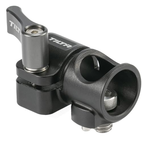 Tilta 15Mm Rod Holder To 1/4 20 Adapter Side Mounted Aluminum Durable And Lightweight Connect Accessories Follow Focuses Lens Supports Locating Pin Black Ta15Rh1420SB