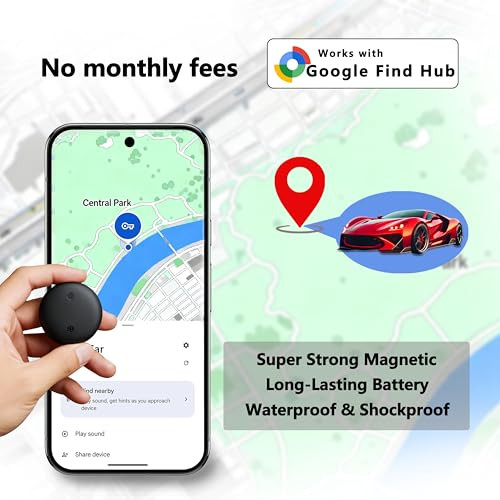 Naibudx Car Gps Tracker No Subscription Fees Required UltraStrong Magnetism MiniSized And Portable With A 1Year Battery Life Android Only
