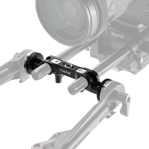 Tilta 15Mm Lws Dual Rosette Adapter Black Compatible With Rosette Arms and Hand Grips 15Mm Rod Mount 3/816 and 1/420 Thread Aluminum and Stainless Steel Construction