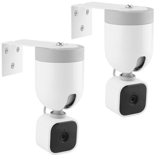 Uyodm Wall Mount Compatible For Blink Mini Pan Tilt Camera Mounting Bracket For Blink Mini Pan Get The Best View Extended Celling Mount 2Pack