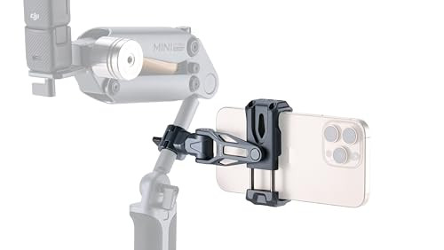 Tilta Rotatable Phone Mounting Bracket V2 15Mm Rod Mount Titanium Gray Compatible With Most Smartphones Lightweight and Durable TaPmb515KTg