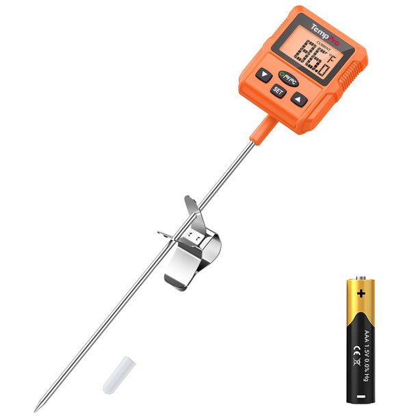 Temppro Tp510 Waterproof Digital Candy Thermometer With Pot Clip 10 Long Probe Instant Read Food Cooking Meat Thermometer For Grilling Bbq Deep Fry Oil Fathers Day Previously Thermopro