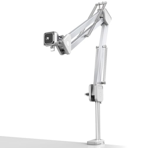 Ulanzi Th04 Overhead Camera Mount With Magic Arm And 1/4 Ball Head 360 Rotatable Camera Desk Mount Desk Tripod With Uka Quick Release Setup For Dslr Cameras/Webcam/Iphone/Ring Light/Microphone