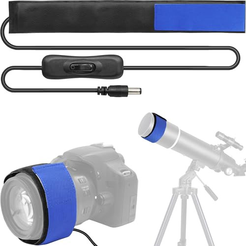 Tydeux 300Mm Dc Lens Warmer Lens Dew Heater Strip Stepless Temperature Regulator Condensation Prevention For Telescopes Camera Dslr Lens Telescope Eyepieces Less Than 375 Inch 95Mm In Diameter