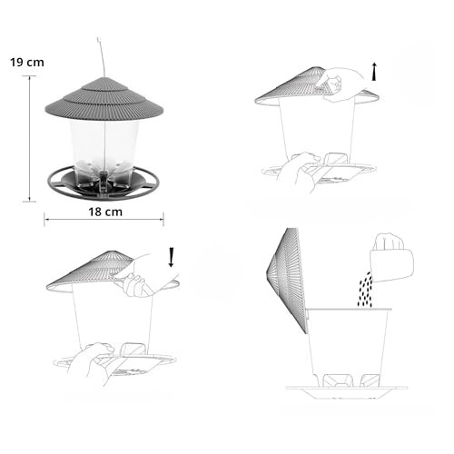 Aim Aime MultiGrain Feeding Trough For Wild Birds And Animals