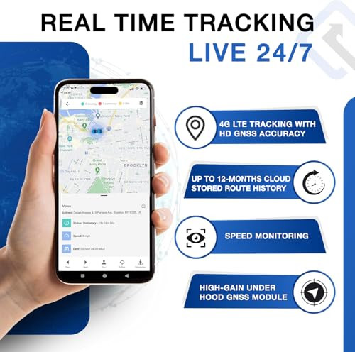 Rewire Security Db24G Gps Tracker For Vehicles RealTime Vehicle Tracking Device For Car Van Motorhome Easy Battery Install Live App Tracking 4G Fleet Tracking Low Cost Plan Trial