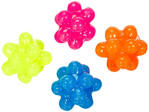 Trixie MultiShape Rubber Balls 35 Cm Multicolour Toy For Cats Pack Of 4