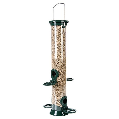 Cj Wildlife Monster Pet Supplies C J Wildbird Defender Metal Seed Bird Feeder Clear