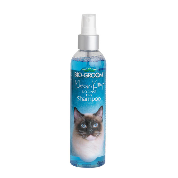BioGroom Klean Kitty Waterless Cat Shampoo NoRinse Cat Bathing Supplies Kitten Wash Cat and Dog Grooming Supplies CrueltyFree Made In Usa Dry Shampoo Spray Cat Products 8 Fl Oz 1Pack