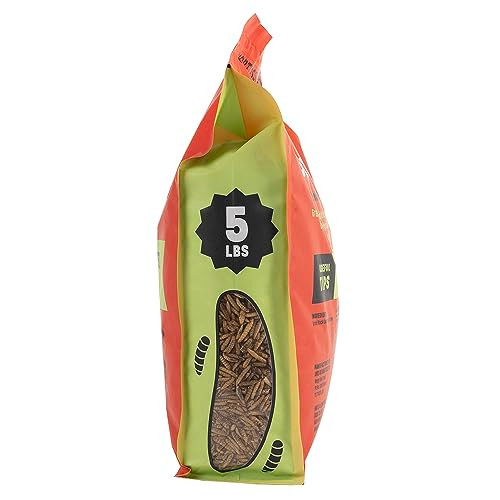 Happy Hen Treats Grub Frenzy North American 5 Pounds All Natural Dried Bsfl For Backyard Poultry