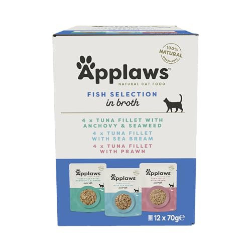 Applaws Cat Pouch Fish Food 12 Pack 247Oz May Vary