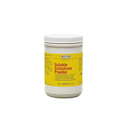 Durvet Soluble Colostrum Powder 18 Ounce Container