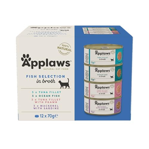 Applaws Fish Selection Cats Multipack Tins 12 Ea