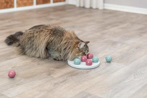 Trixie Pet Products Solitaire Game For Cats 775 X 775 X 3 In 4594 White/Blue