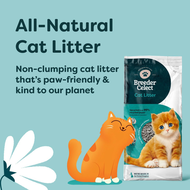 Breeders Choice Other Breeder Celect Breeder Celect Biodegradeable Paper Cat Litter 10Ltr Clear
