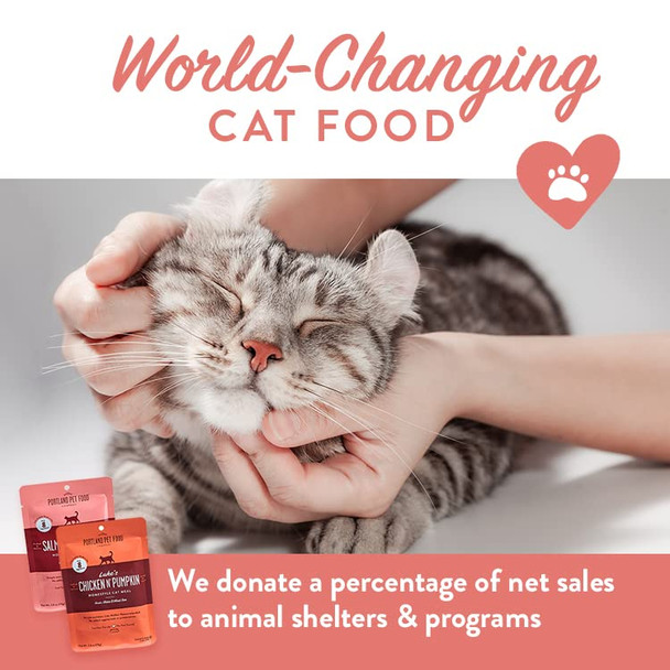 Crafted By Humans Loved By Dogs HumanGrade Mixed Variety Pack Wet Cat Food Pouch Boots Salmon N Pumpkin Moist Soft Cat Food Mixer Topper And Rotational Meal By Portland Pet Food Company 12 Pack