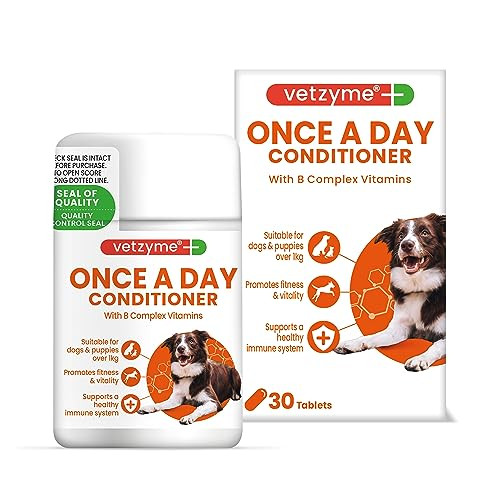 Vetzyme Dog Once A Day Conditioner 30 Tablets