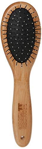 Alcott Bamboo Groom Oval Pin Brush W/Pins Small/Medium