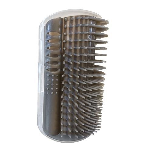 Spot Naturals Silver Vine Cat Self Groomer Includes Silver Vine And Catnip Blend And Easily Mounts To Any Corner Of Your House Quick Cleaning
