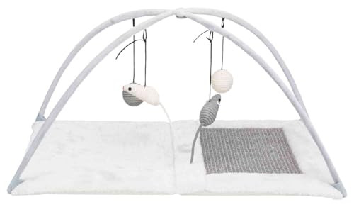 Trixie Junior Cat Activity Center Interactive Cat Toys Scratching Pad Foldable And Easy To Store